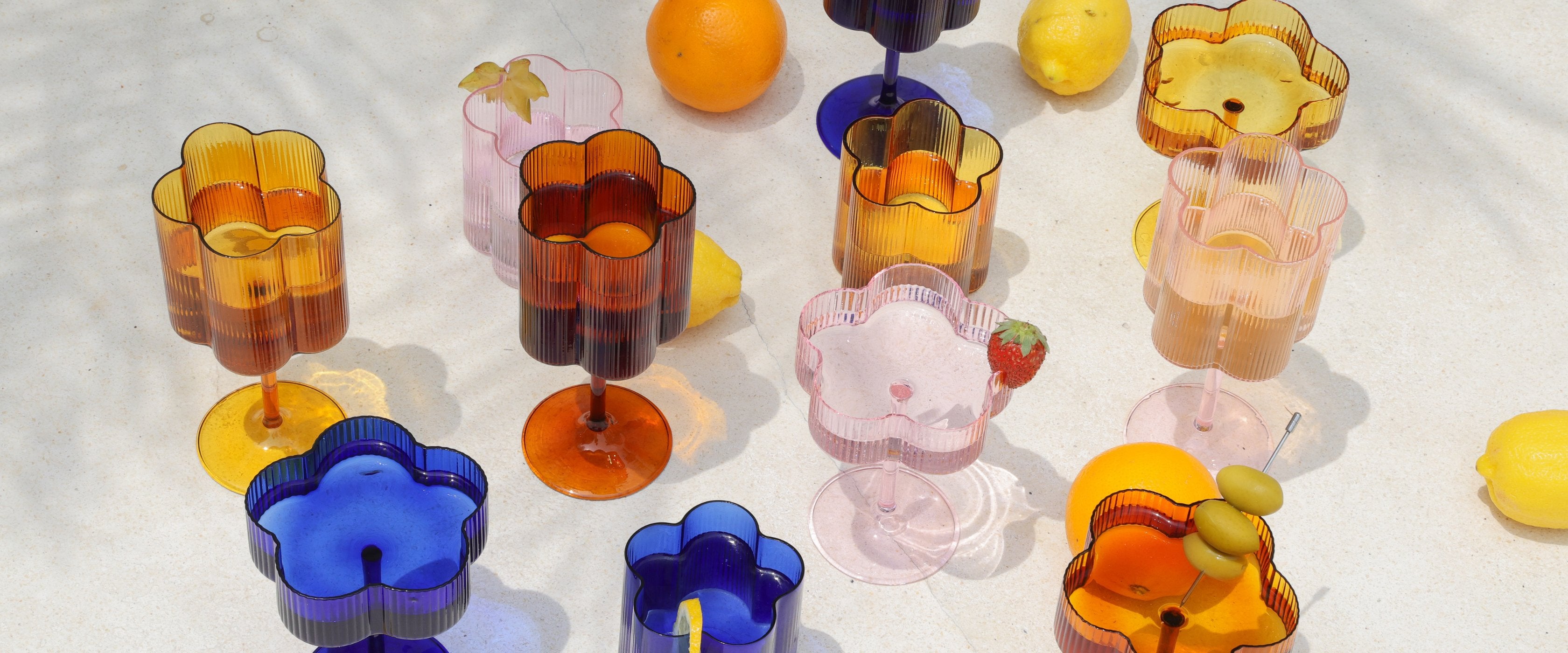 Colourful Picnic Glassware Australia