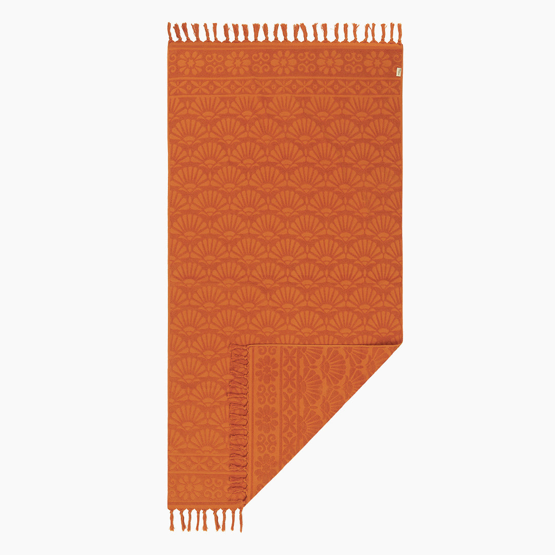 Zali Spice Large Cotton Beach Towel