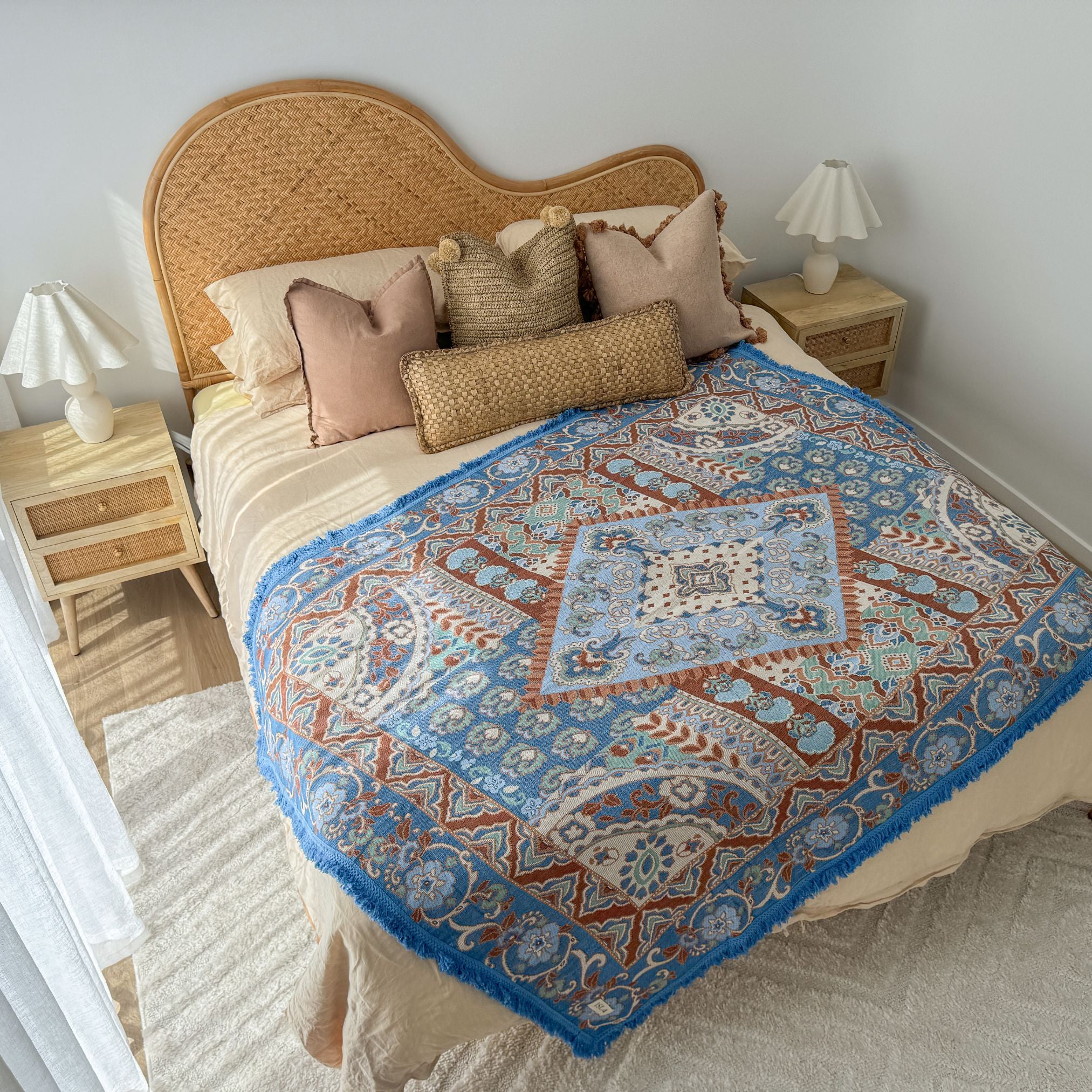 Zephyr Woven Boho Blanket