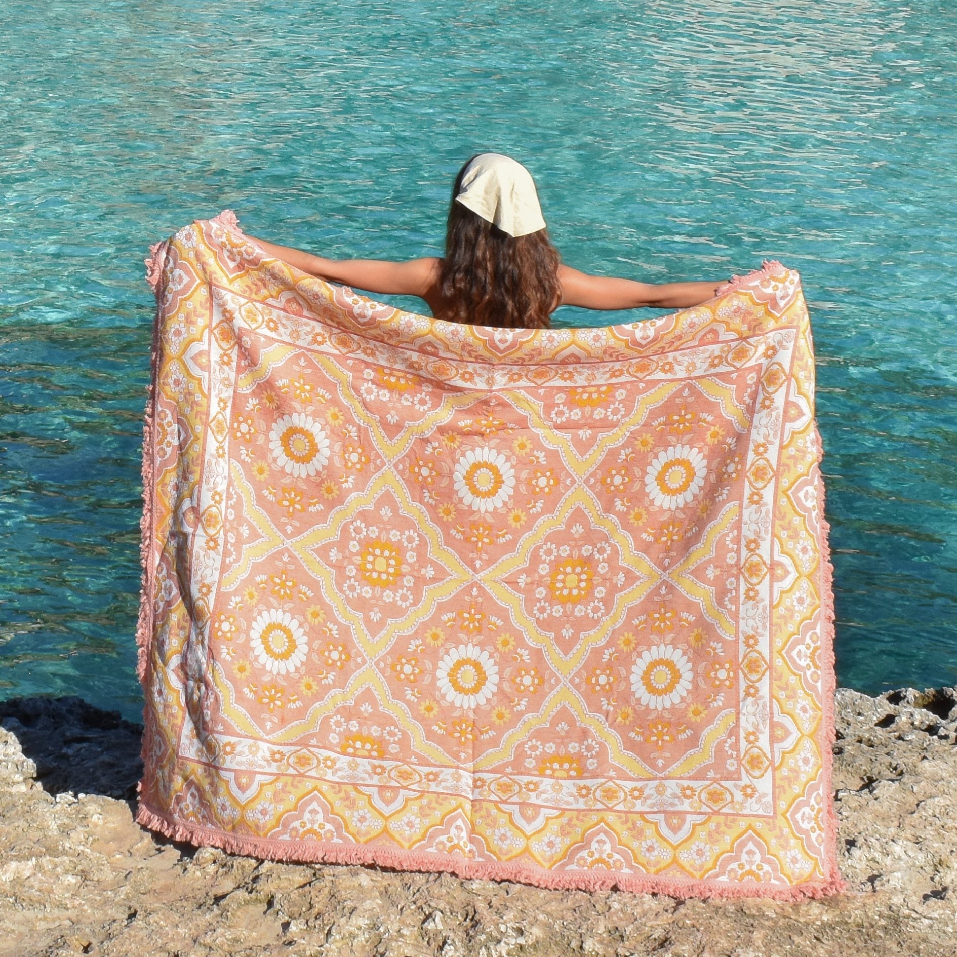 Calla Woven Picnic Rug Australia