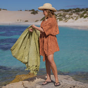 Solstice Chocolate Towelling Robe