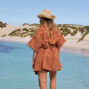 Solstice Chocolate Towelling Robe