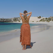 Solstice Chocolate Beach Towel