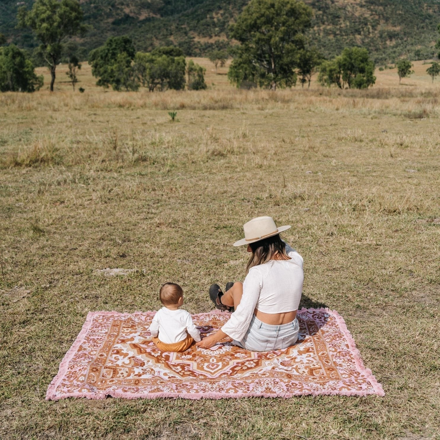 Desert Rose Large Picnic Rug