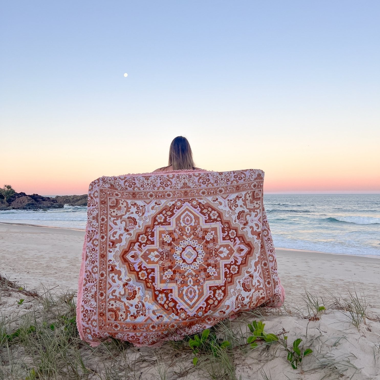 Desert Rose Large Picnic Rug