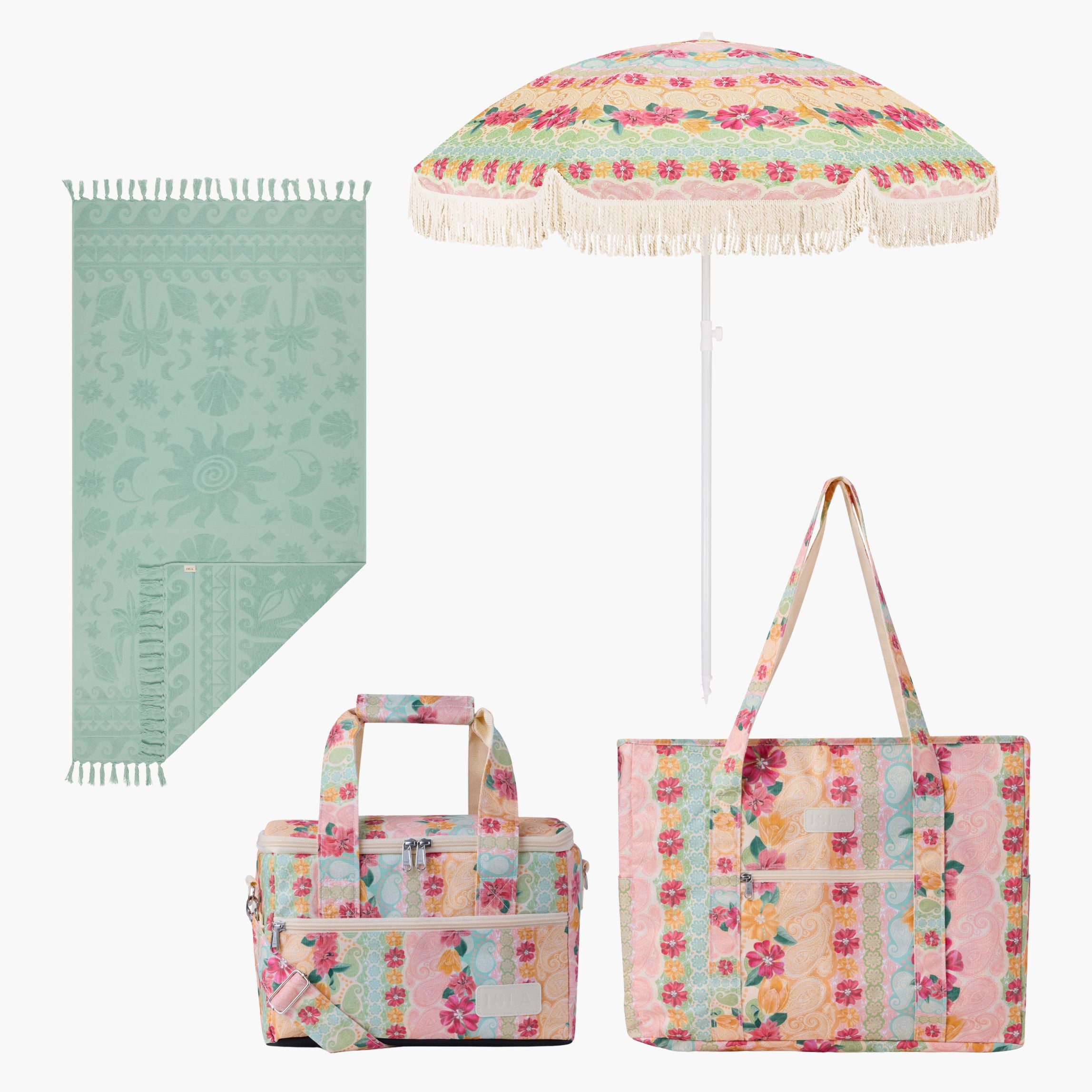 Fiesta Beach Umbrella Bundle