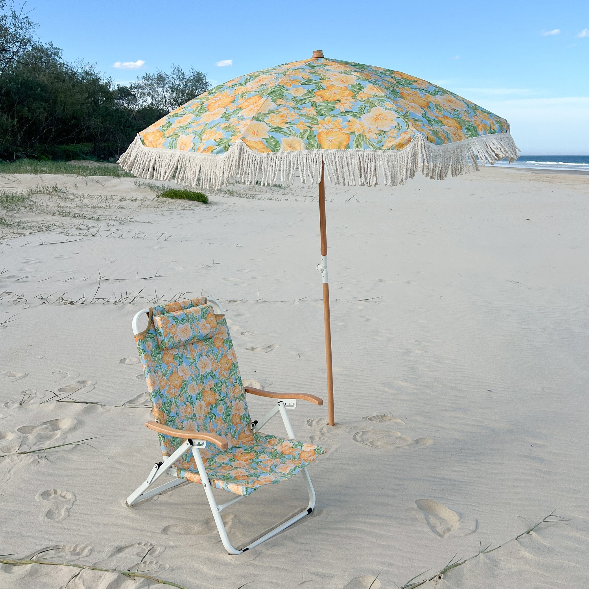 set of beach chairs
