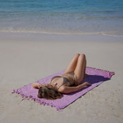 Solstice Lilac Beach Towel