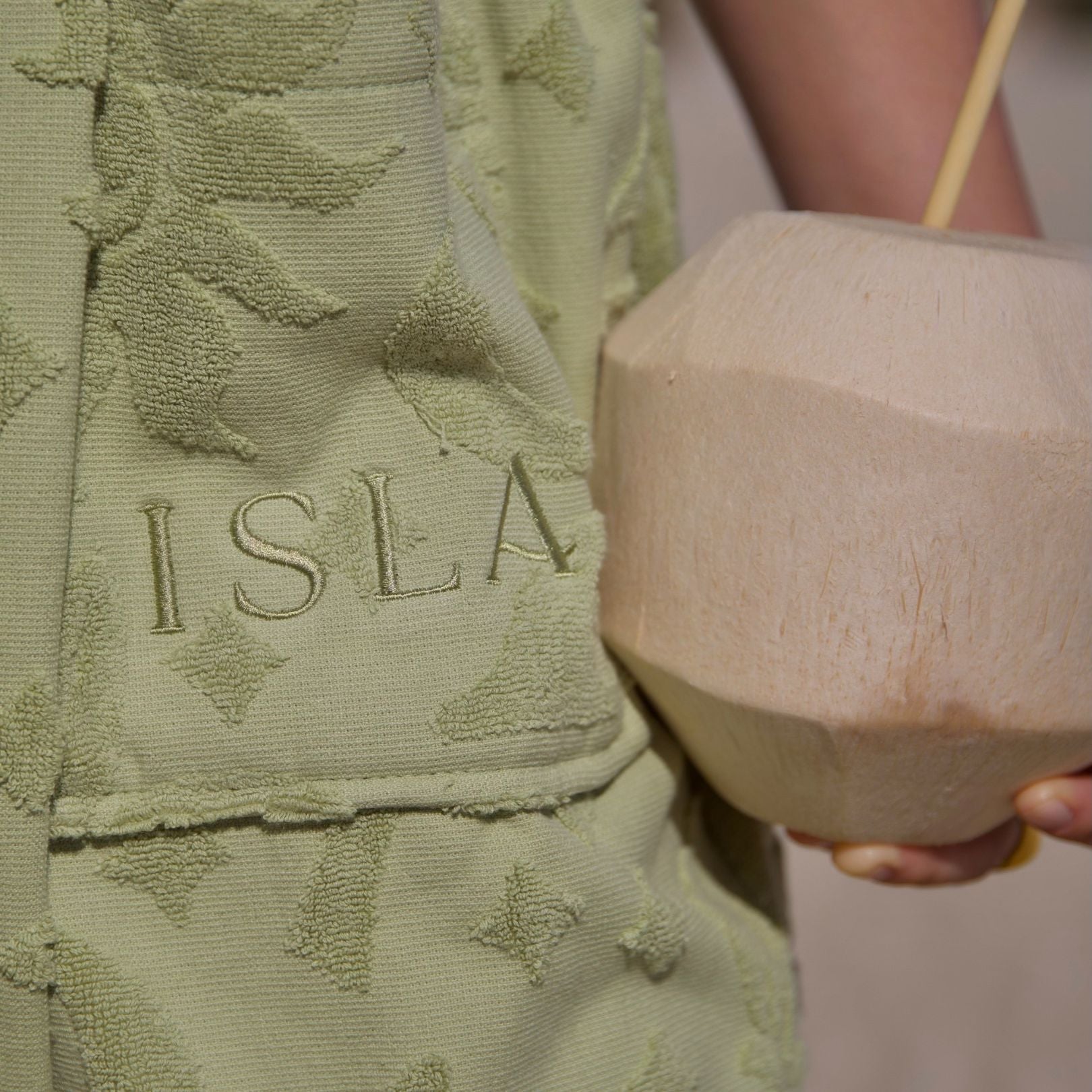 Solstice Matcha Towelling Robe