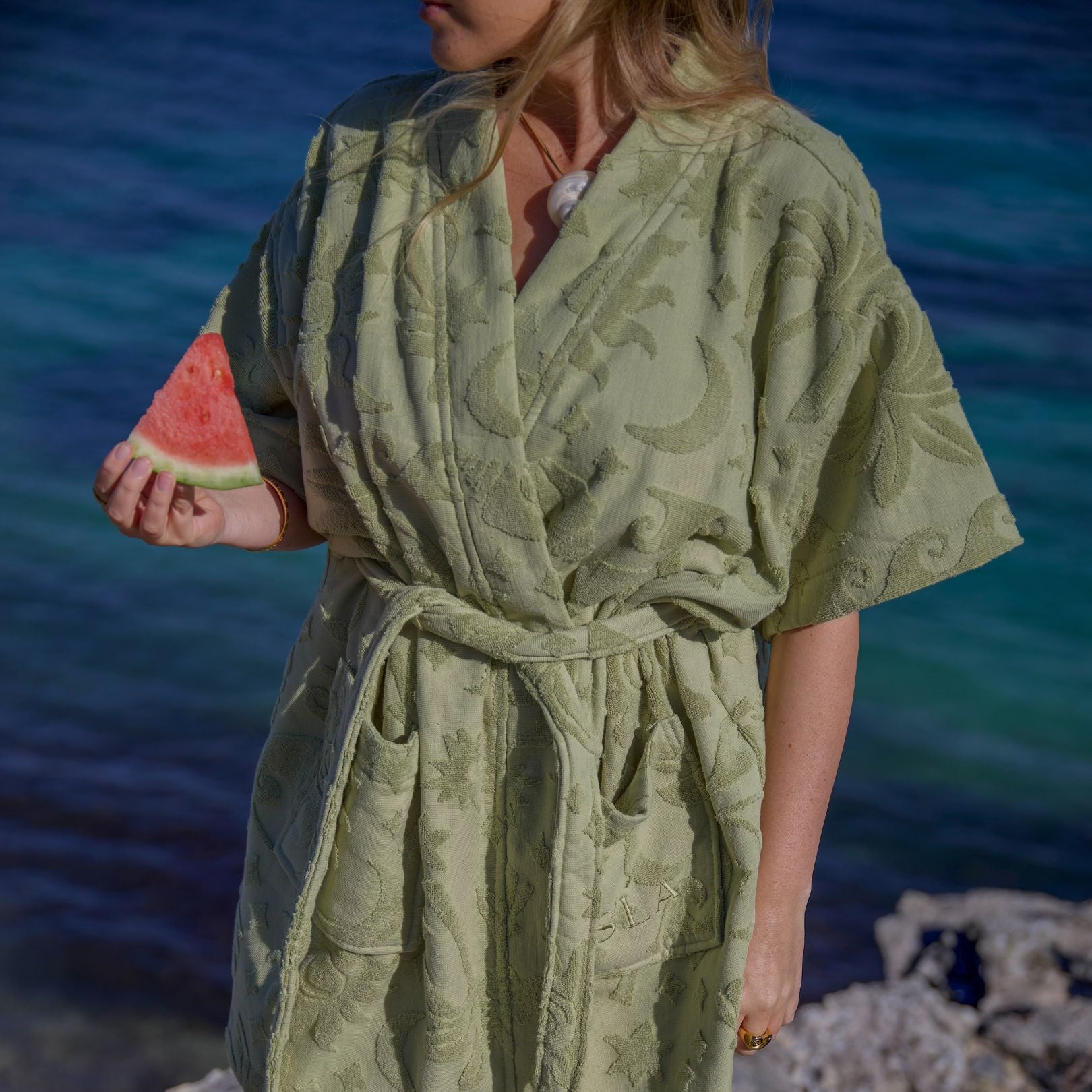 Solstice Matcha Towelling Robe