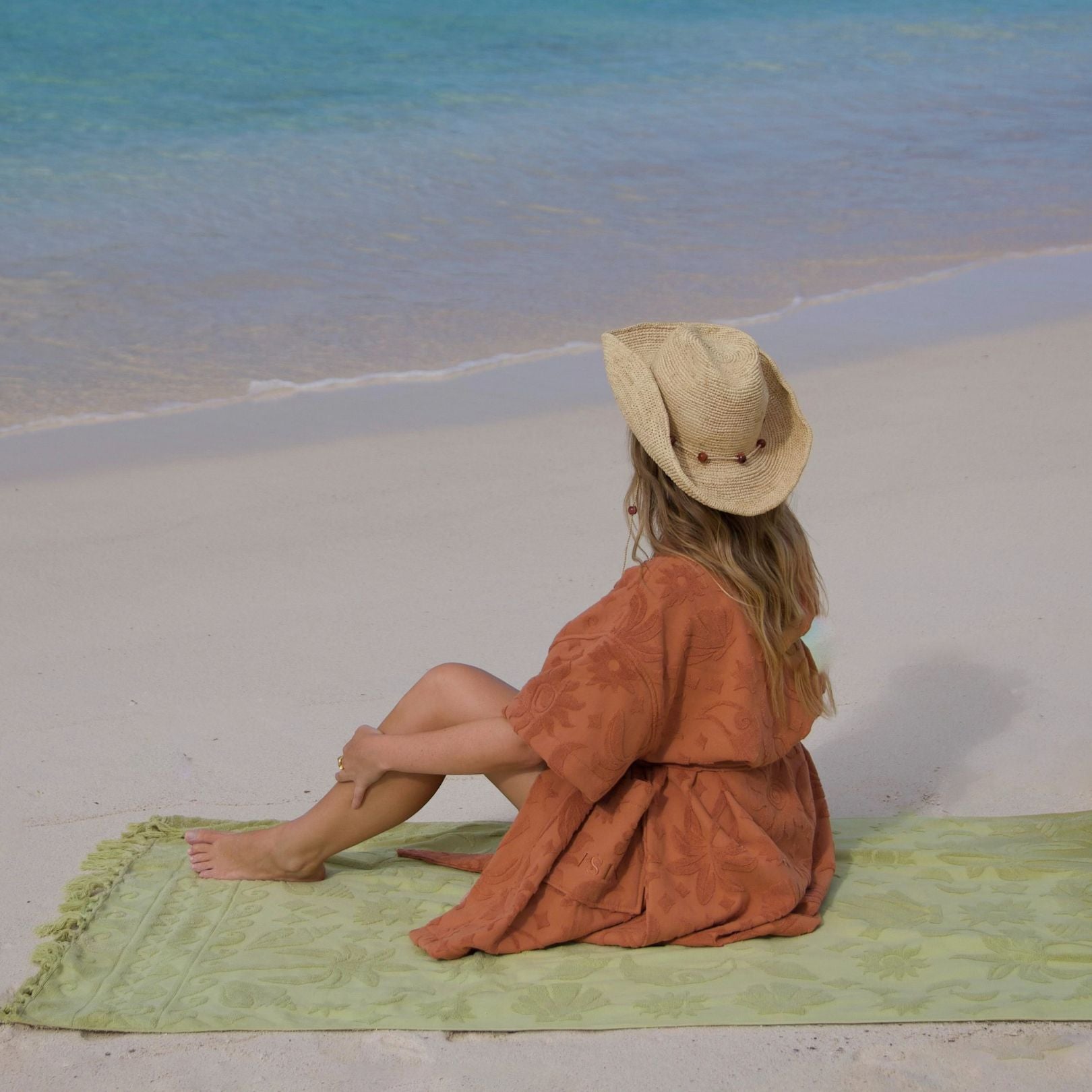 Solstice Matcha Beach Towel