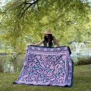 Midnight Woven Picnic Rug
