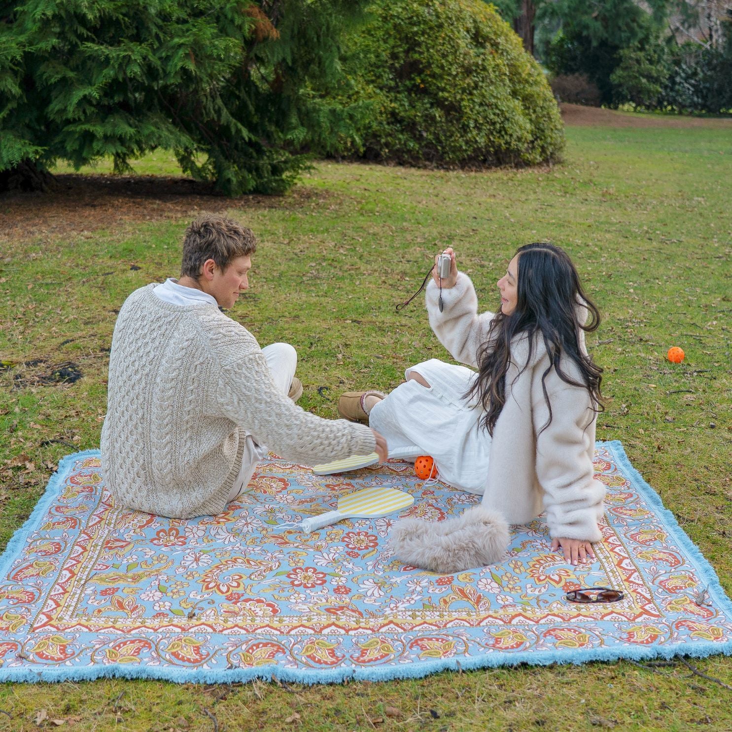 Nikau Woven Picnic Rug XL