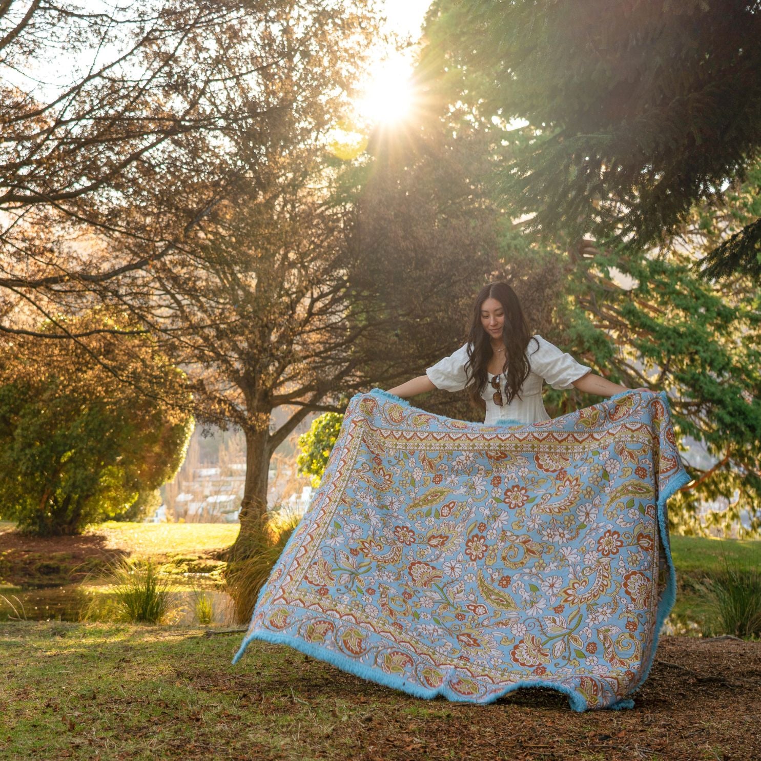 Nikau Woven Picnic Rug XL