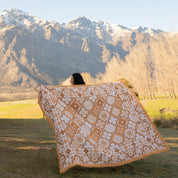 Ochre Woven Picnic Rug