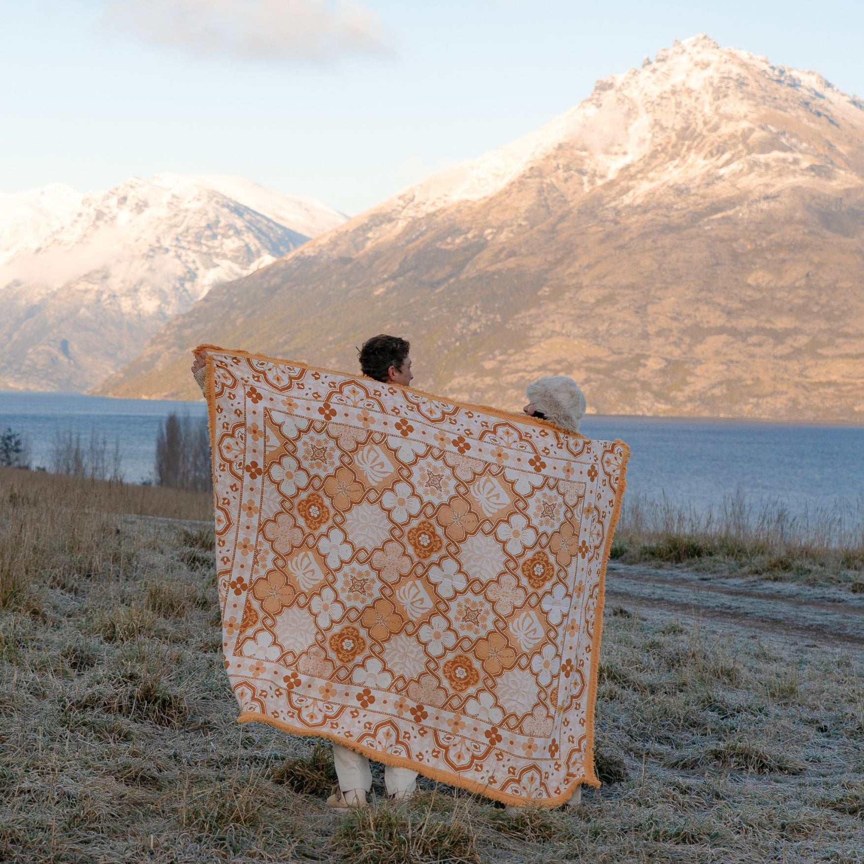 Ochre Woven Picnic Rug