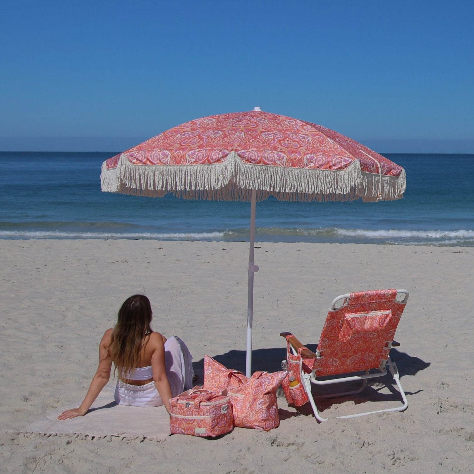Paisley Reclining Beach Chair