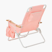 Peach Reclining Beach Chair