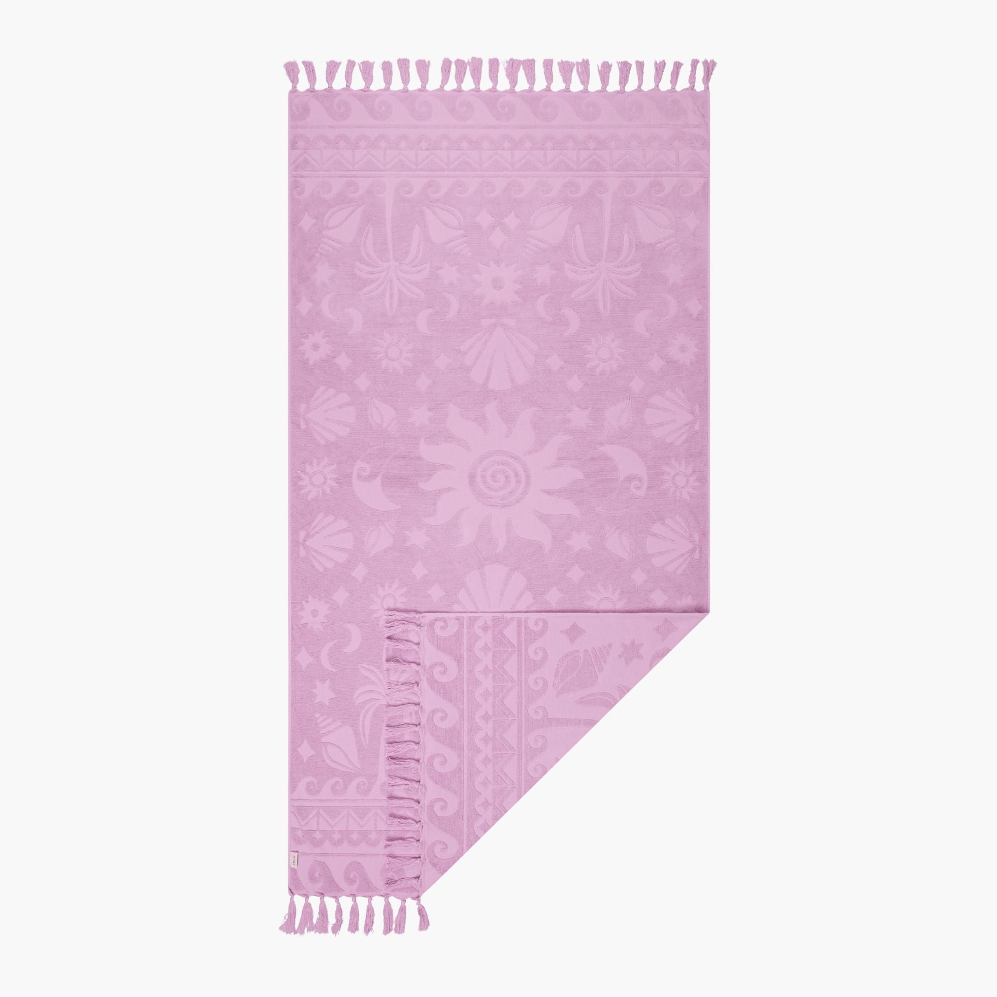 Solstice Lilac Beach Towel