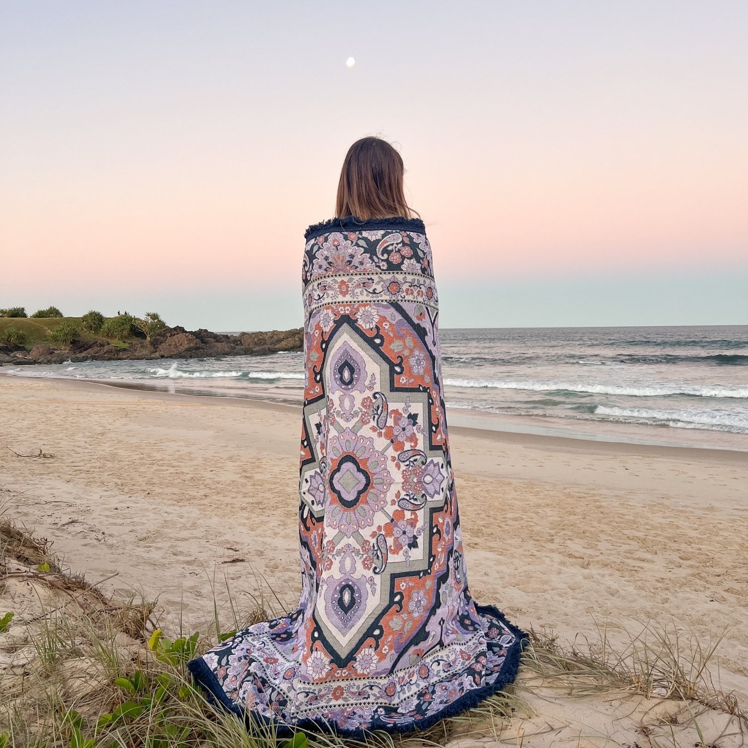 Twilight Woven Cotton Picnic Rug