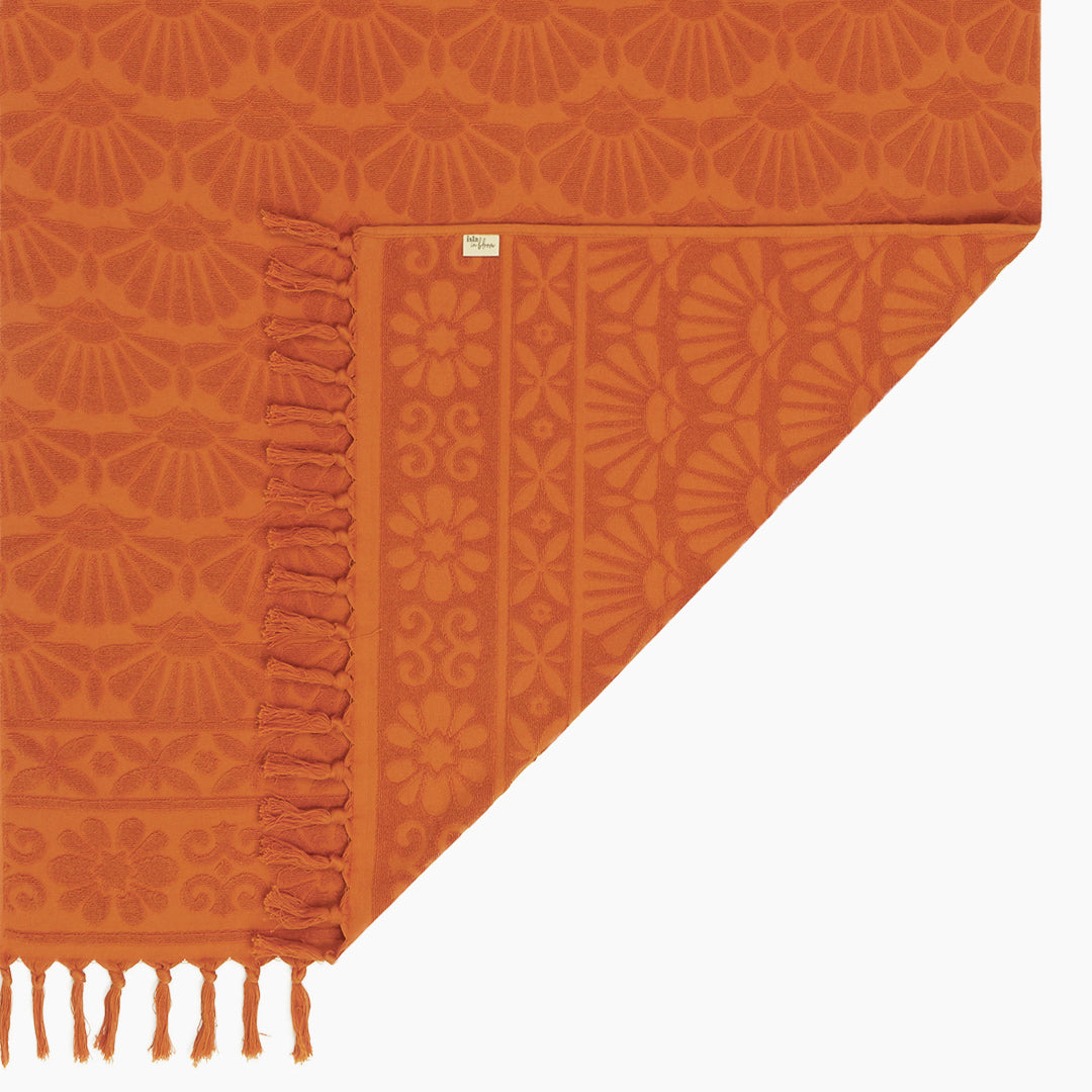 Zali Spice Large Cotton Beach Towel