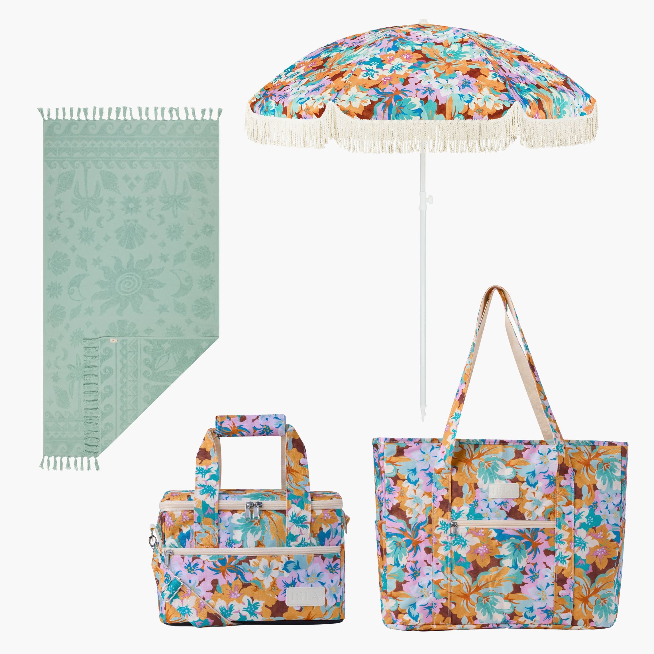 Zinnia Beach Umbrella Bundle